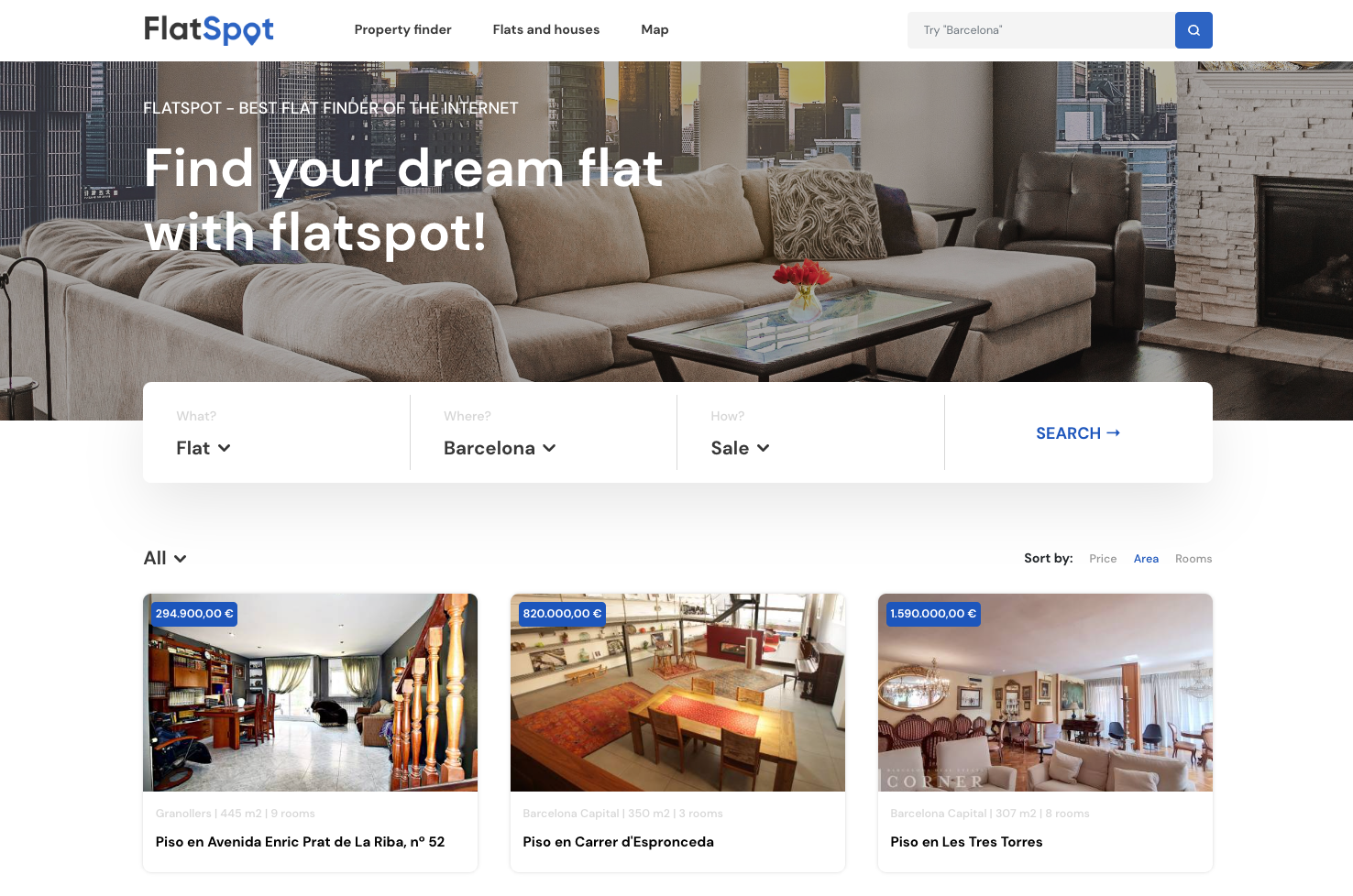 FlatSpot property search